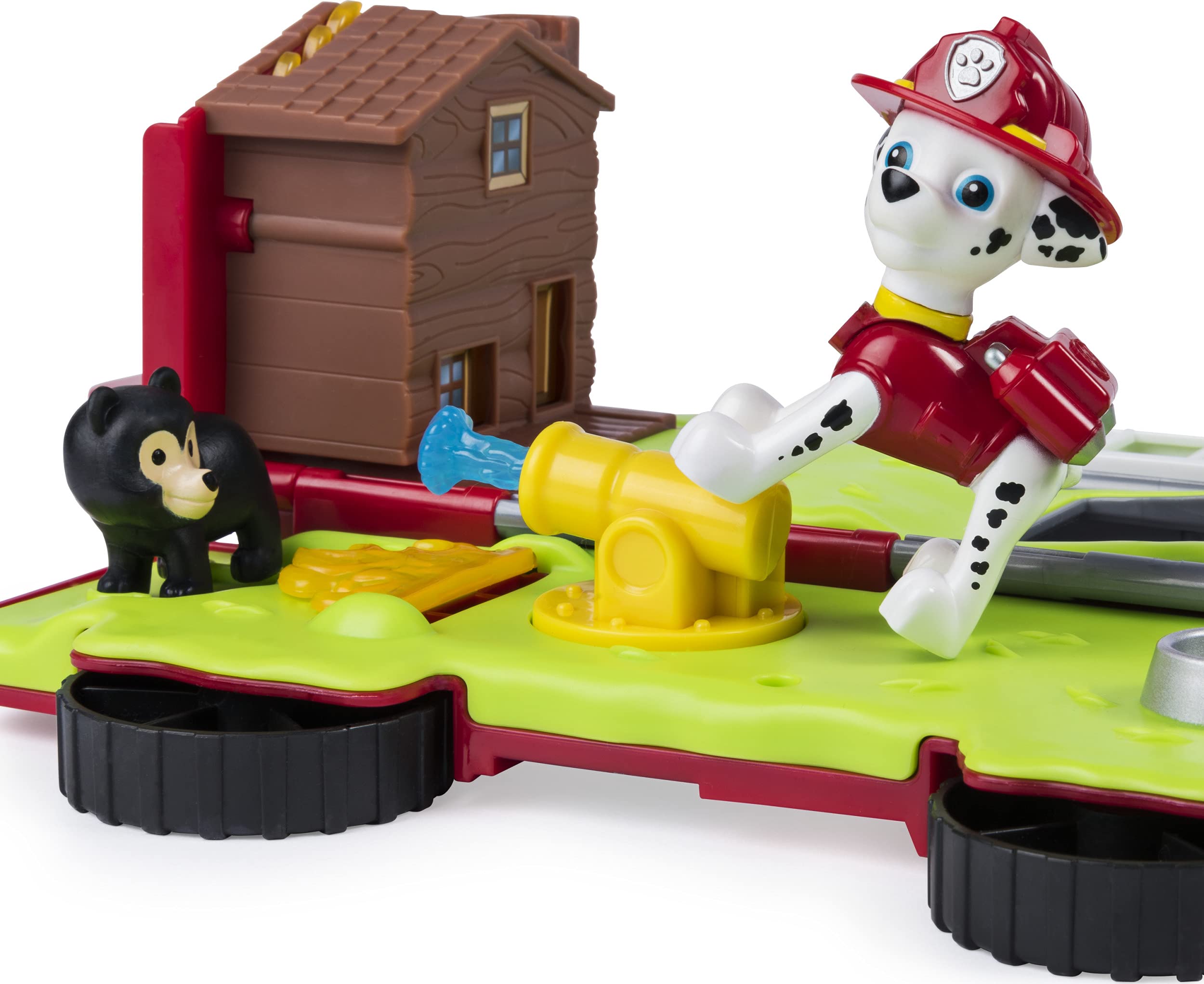 PAW Patrol Ride 'n' Rescue Marshall 2-in-1 Transforming Toy & Fire Truck for Kids Ages 3+ | Interactive Play Vehicle for Pretend Firefighter Adventures & Role Play Fun