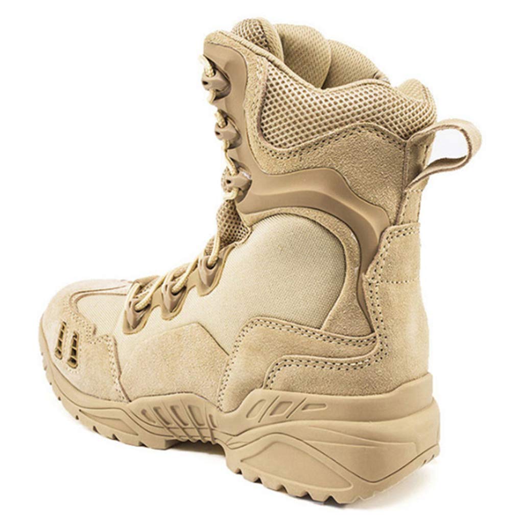 Men's Tactical Hiking Boots - Military Desert Outdoor Shoes for Summer, Lace-Up Durable Footwear in Plus Sizes - Perfect for Camping, Trekking & Outdoor Adventures