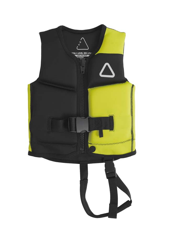 Corp Infant Neoprene Life Jacket - Fluro Yellow/Black | Baby Swim Vest for Pool, Beach & Boating Safety | US Seller