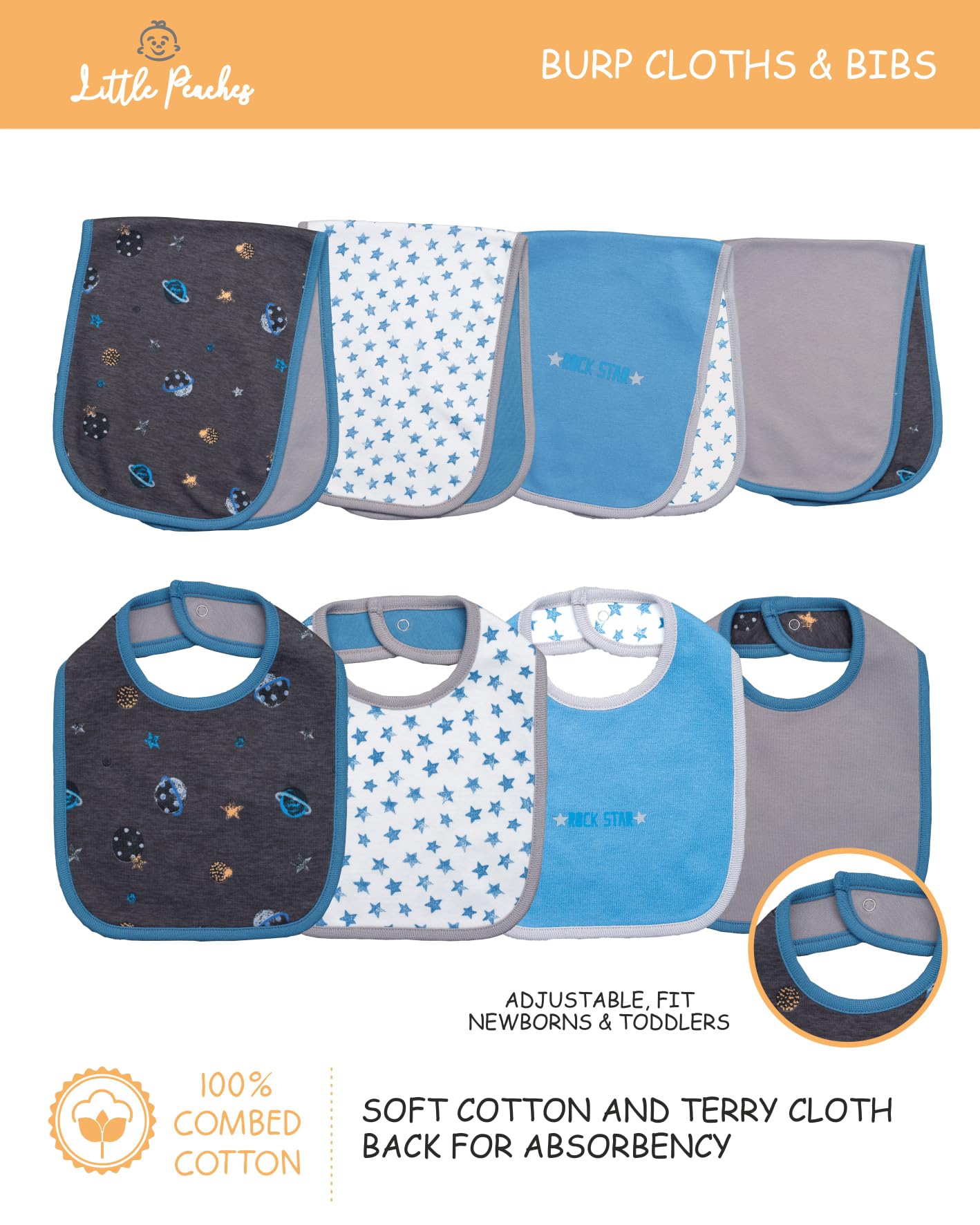 Newborn Baby Clothes Gift Set for Girls & Boys 0-3 Months - Soft Cotton Layette Outfits with Matching Accessories | Perfect for Baby Showers, Hospital Photos & First Outings