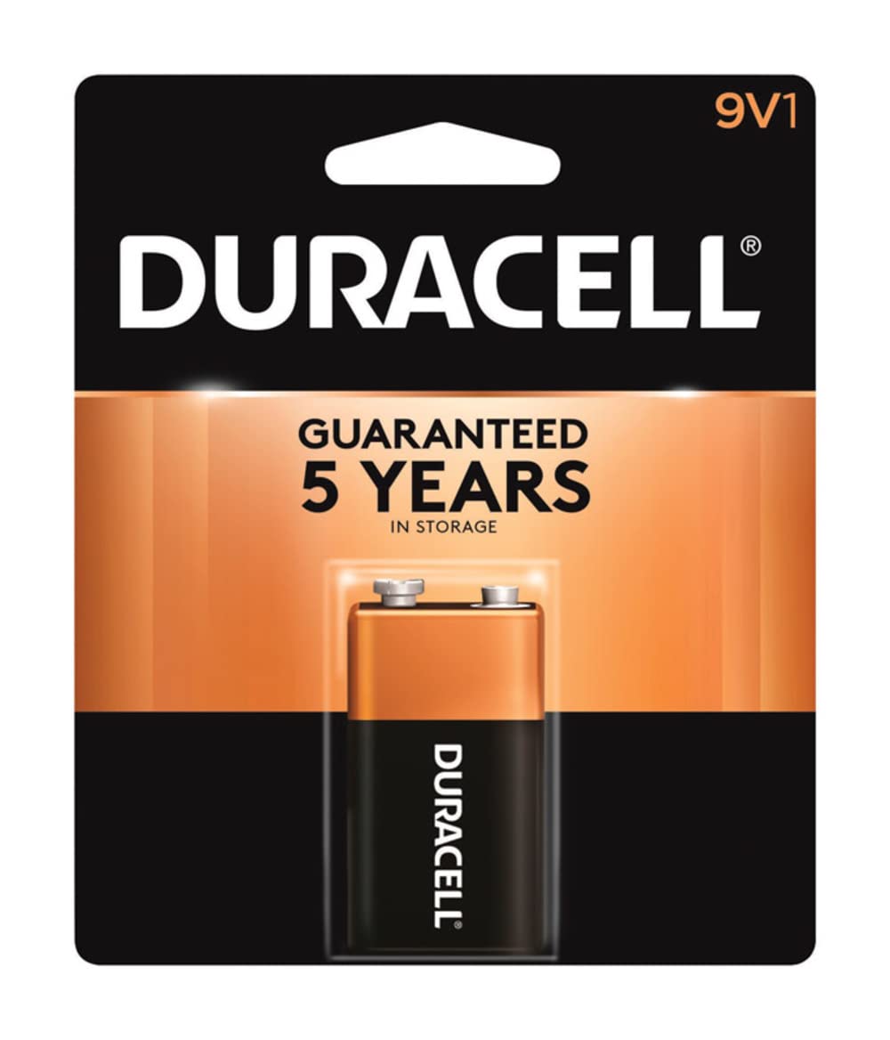 Duracell Coppertop 9V Alkaline Batteries - 12 Pack (112 Total Batteries) for Smoke Detectors, Toys & Electronics - Long-Lasting Power Supply