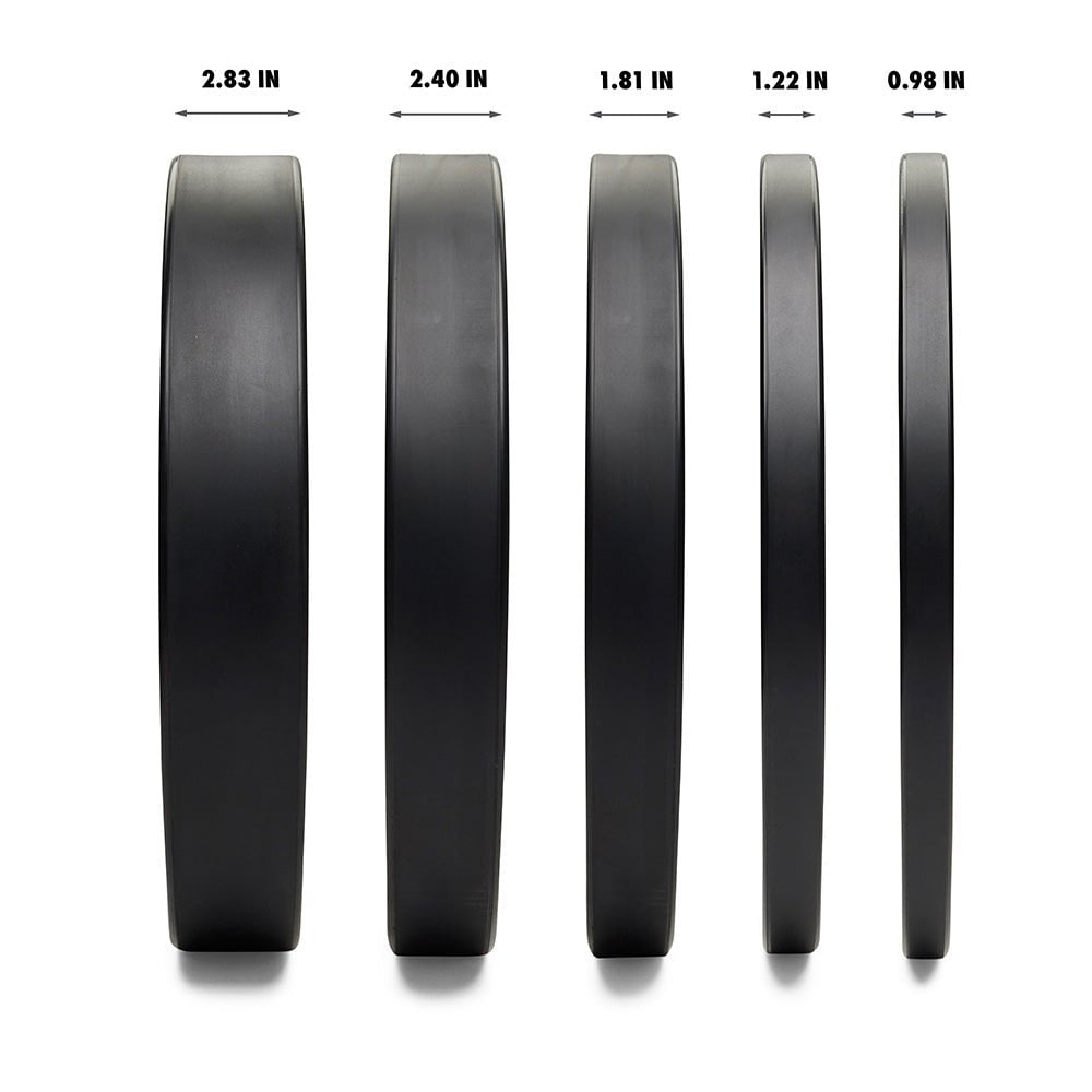 Nike Strength Rubber Bumper Plates - Olympic Weight Plates for CrossFit & Powerlifting - Sold Individually - Perfect for Home Gym & Commercial Fitness Centers