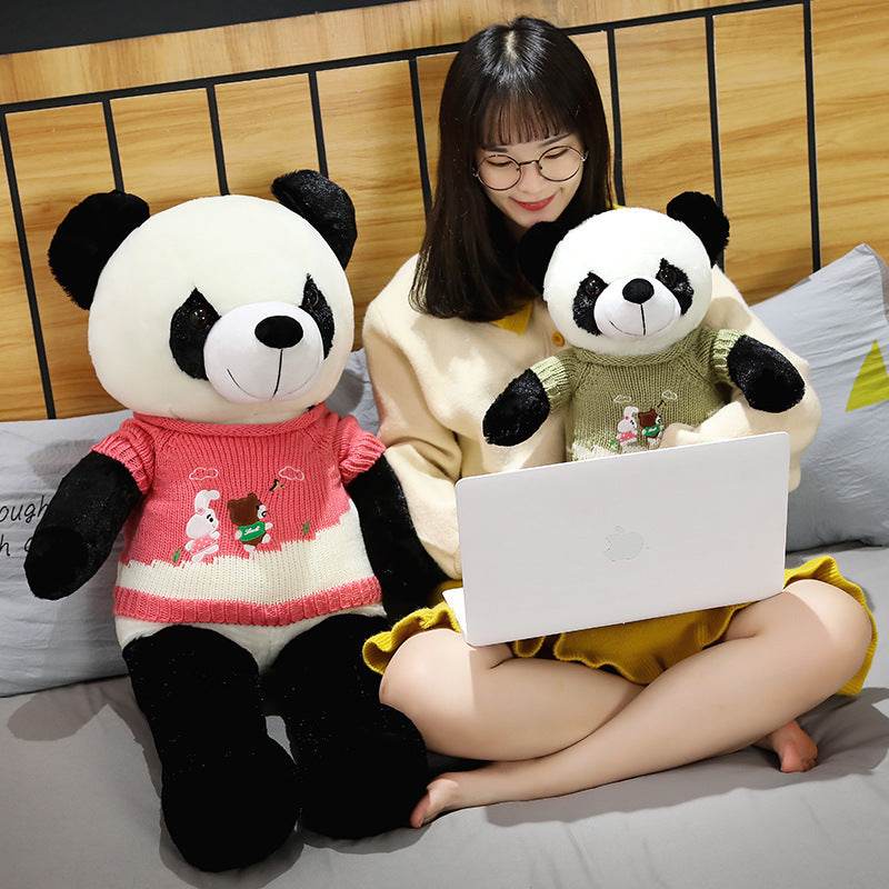 Giant 3.2ft Jumbo Stuffed Panda Plush Toy - Soft & Cuddly Large Panda Bear for Kids & Adults | Perfect for Gifts, Nursery Decor, and Cuddling