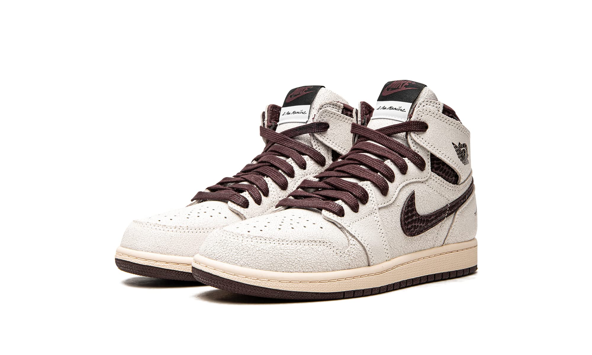 Jordan Preschool 1 Retro High OG SP DO7099 100 A Ma Maniere Sneakers - Size 2.5Y - Kids Basketball Shoes for Boys & Girls - Perfect for School, Playground & Casual Wear