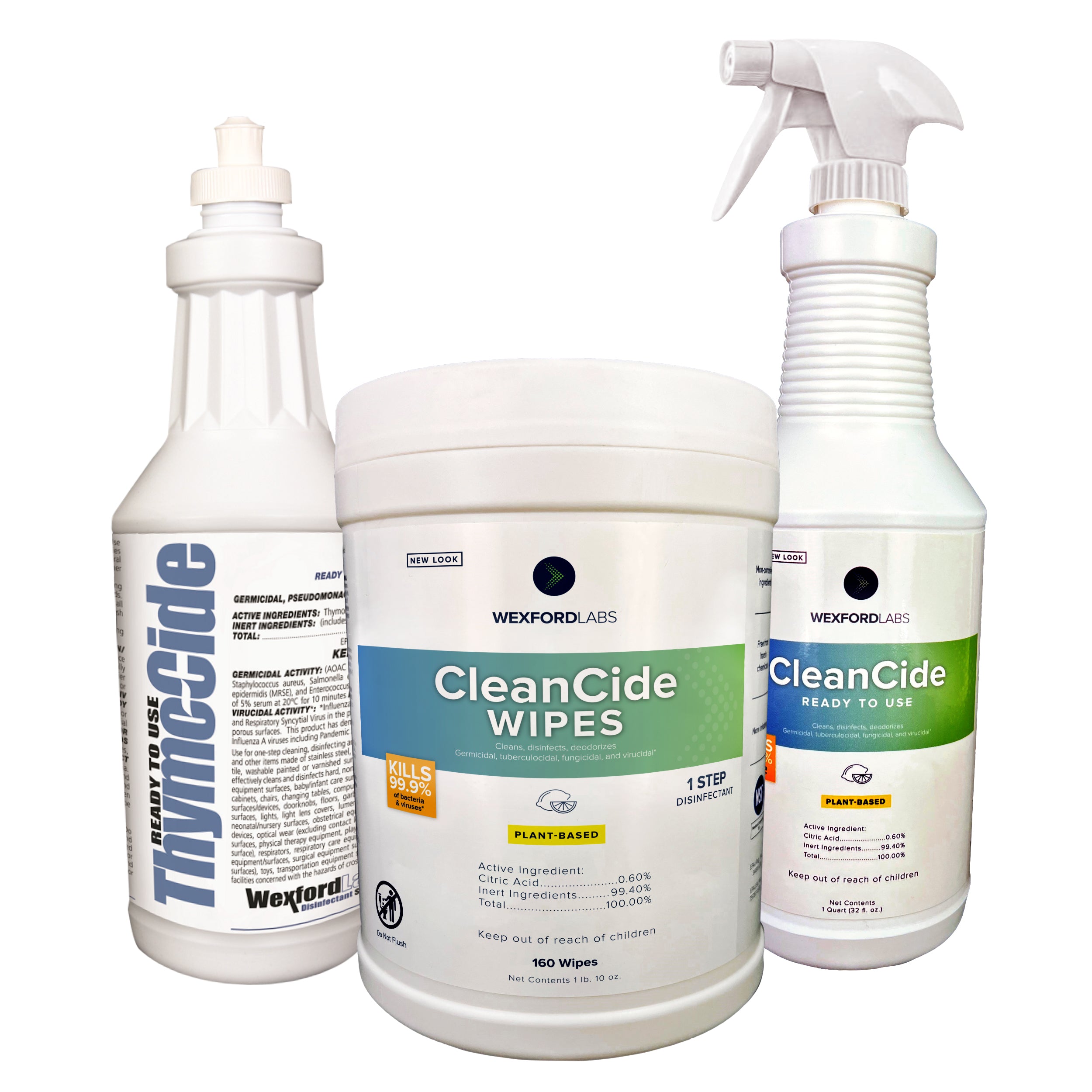 CleanCide Starter Kit - Disinfectant & Sanitizer for Home, Office & Travel | Kills 99.9% Germs & Viruses | Safe for Surfaces & Skin | Perfect for Cleaning, Hygiene & Protection