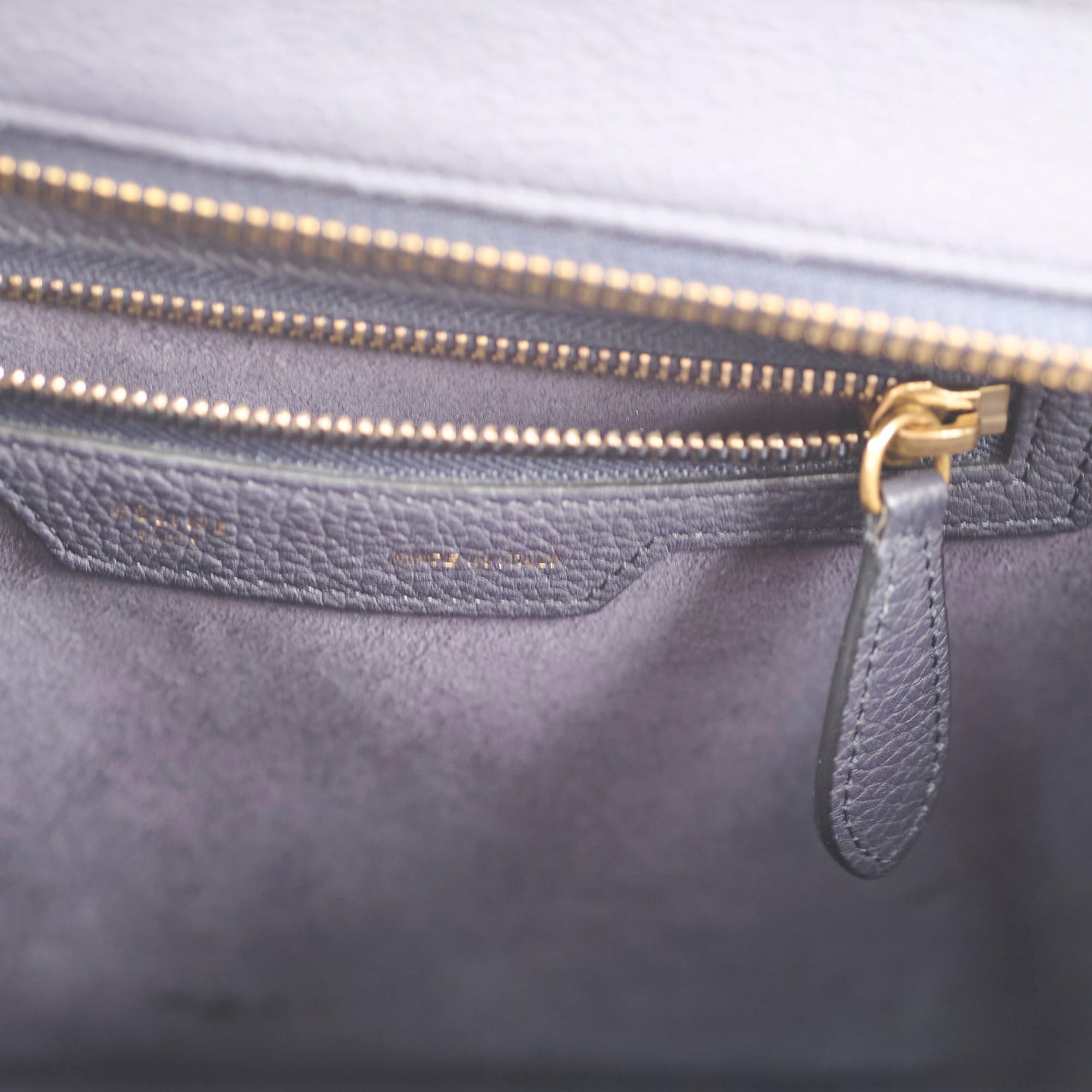 Celine Micro Luggage Bag in Black Calfskin Leather - Perfect for Work, Travel & Everyday Luxury