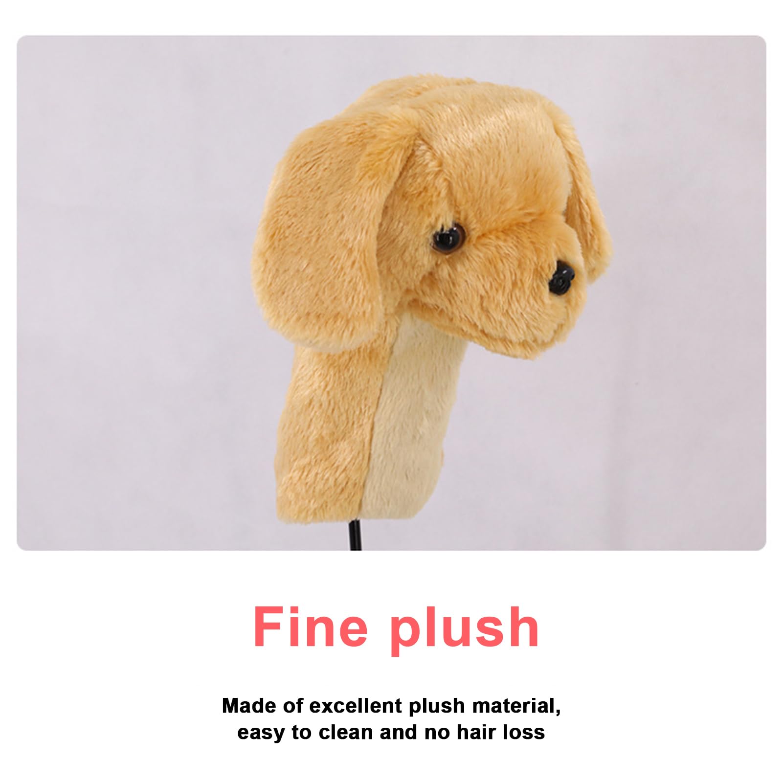 Golf Club Head Covers - Adorable Dog Design Doodle Headcovers | Soft & Protective Golf Club Protectors for Irons & Woods | Perfect Gift for Golf Lovers & Dog Owners