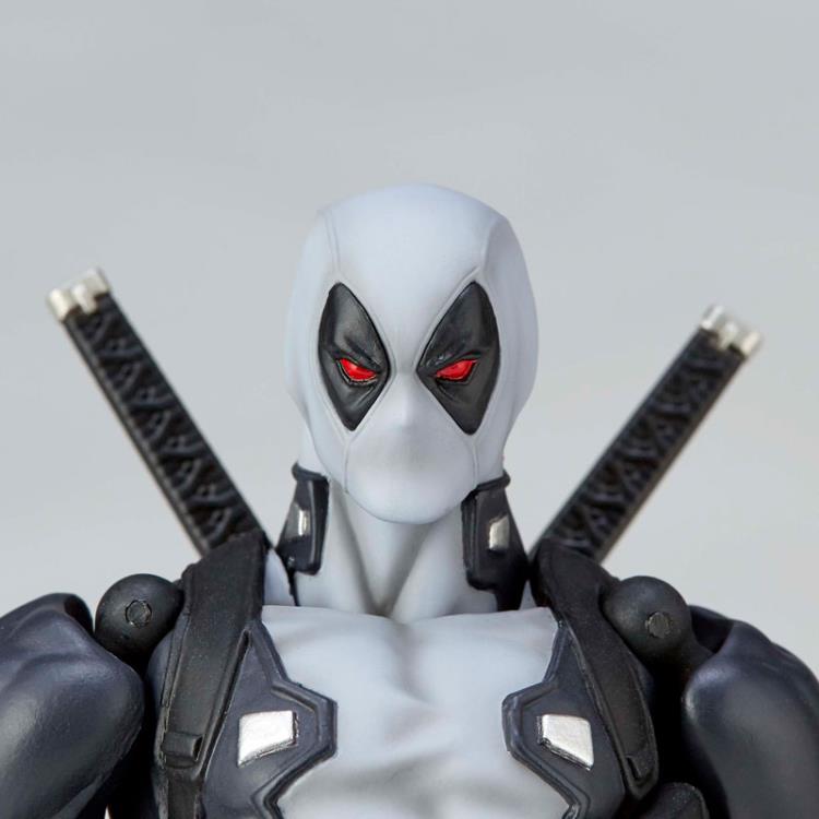 Amazing Yamaguchi Revoltech Deadpool X-Force Action Figure No. 001EX - Highly Articulated Collectible for Marvel Fans & Display