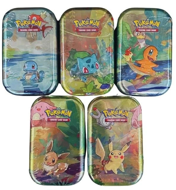 Kanto Friends Mini Tin (Random Art) - Cute Collectible Japanese Anime Storage Box for Pins, Coins & Small Treasures | Perfect for Anime Fans & Gift Giving