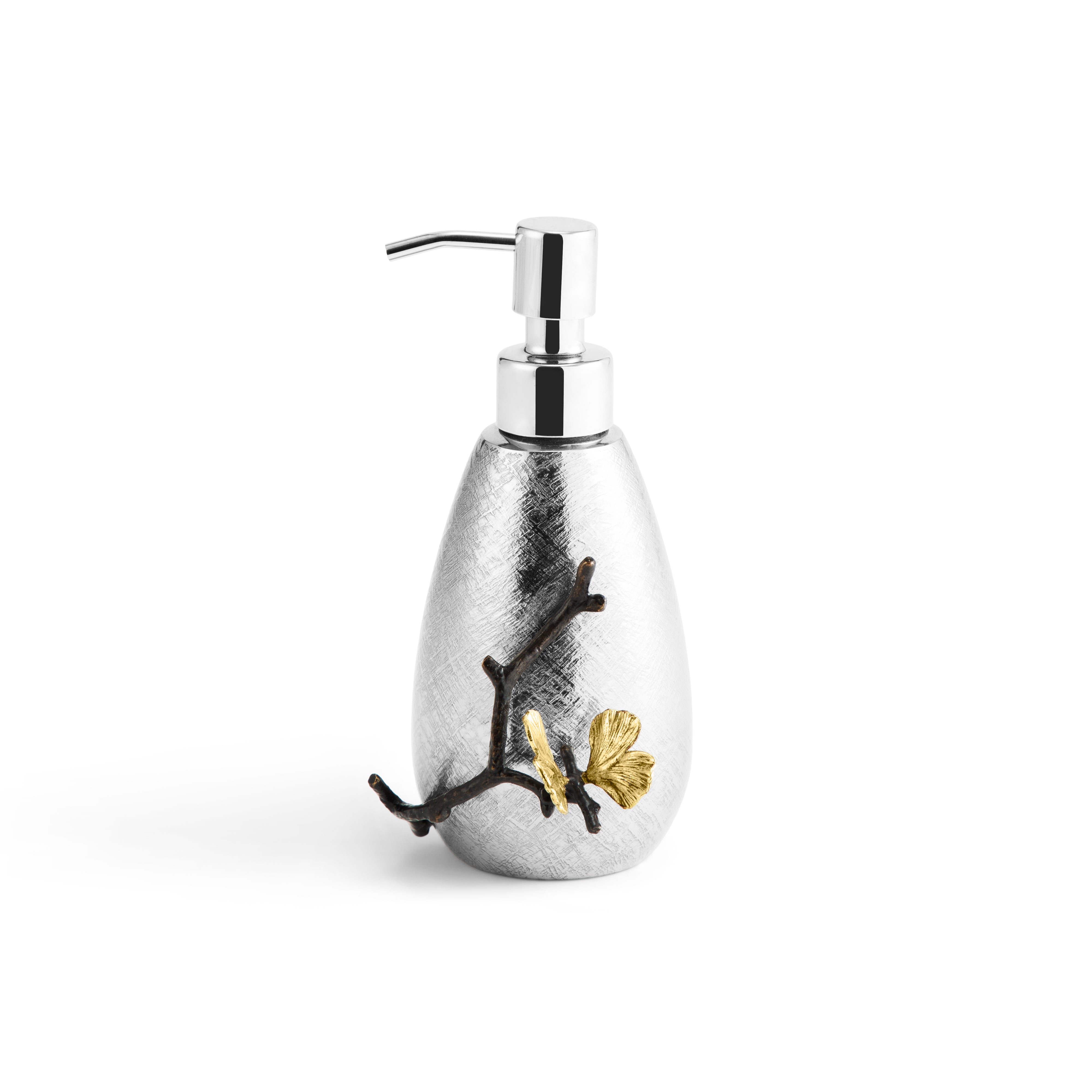 Butterfly Ginkgo Bathroom Accessories Set - Stainless Steel Shower Hooks & Organizer for Spa-Like Bathroom Decor