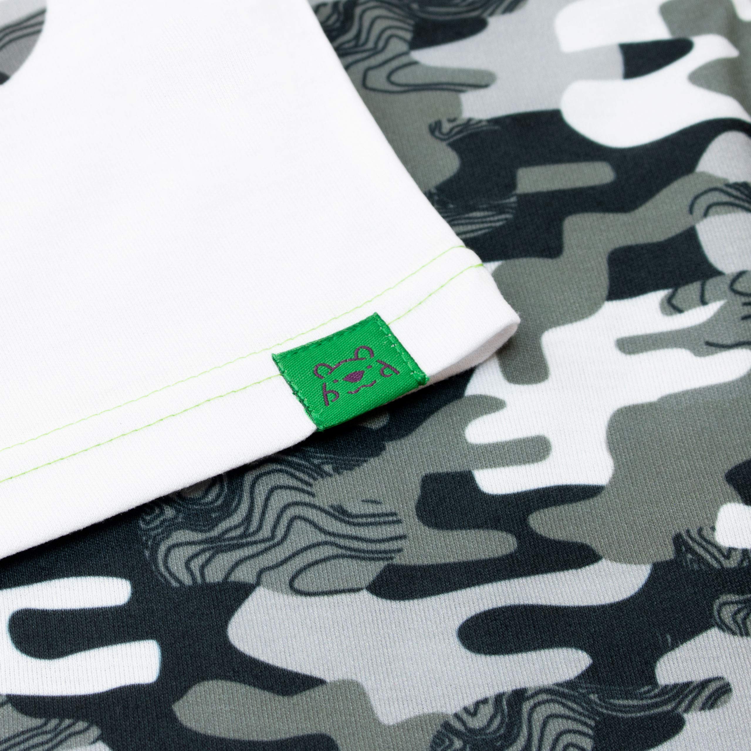 Boys' Camo Skull Print Pajama Set - Soft Cotton Sleepwear for Kids - Perfect for Bedtime, Sleepovers & Cozy Nights at Home