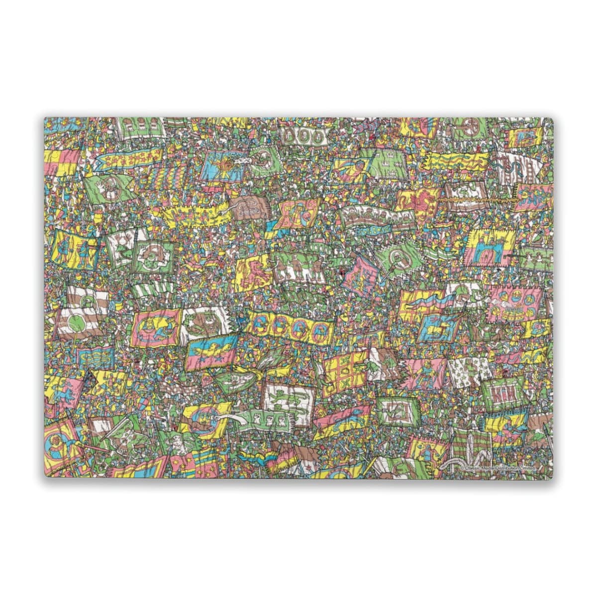 Where's Waldo Knights of The Magic Flag 1000-Piece Jigsaw Puzzle for Adults – Challenging Impossible Puzzle Game for Stress Relief & Fun – Perfect Gift for Puzzle Lovers (Great for Family Game Night & Brain Training)