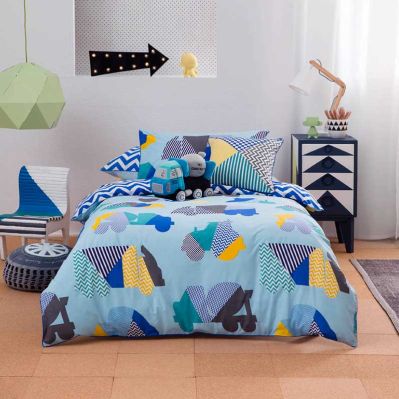 Premium Hugo Quilt Cover Set by KAS Kids - Soft Bedding for Boys & Girls - Perfect for Nursery, Kids Room & Guest Bedrooms