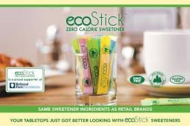 ECOStick Pink Saccharin Sweetener Packets - 0.5g per Stick (3000 Count Case) | Zero-Calorie Sugar Substitute for Coffee, Tea, Baking & Diabetic-Friendly Recipes