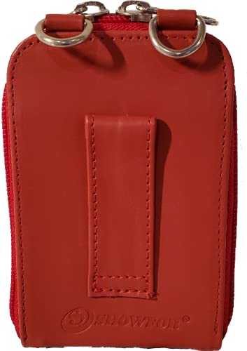 S SHOWFOR - Winner Bank 200 Leather Phone Cases for iPhone 14/13/12 Pro Max - Premium Genuine Leather Wallet & Card Holder - Perfect for Business Travel & Everyday Use