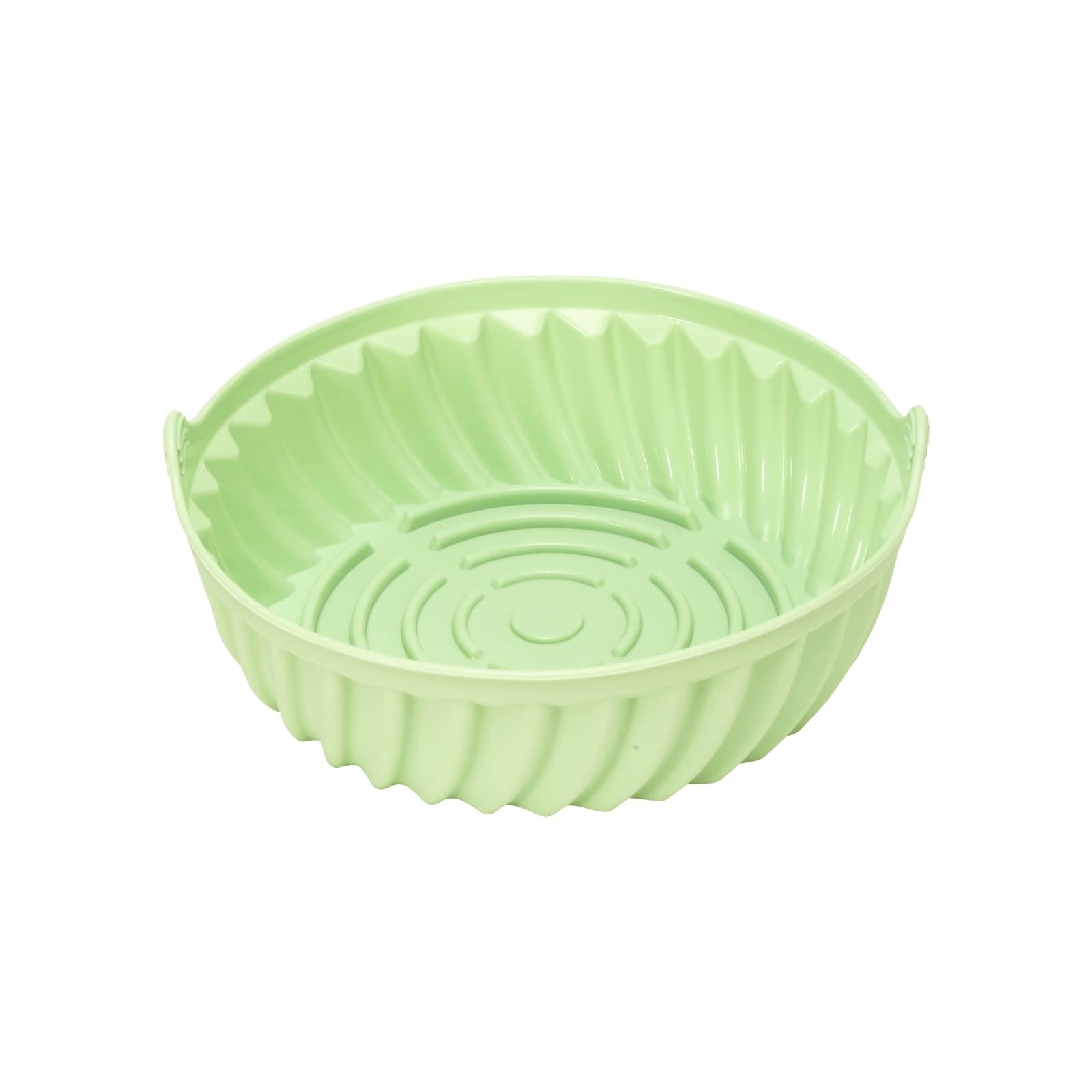 2 Pack Air Fryer Silicone Liners & Basket for Round Air Fryers - Reusable, Heat-Resistant Baking Accessories | Perfect for Cooking, Roasting & Healthy Meal Prep