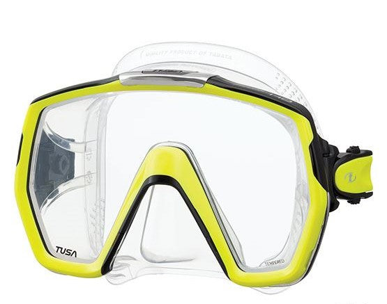 Tusa Freedom HD Scuba Diving Mask - Anti-Fog, Wide View Snorkeling Mask for Adults - Perfect for Ocean Exploration, Coral Reef Diving & Underwater Photography
