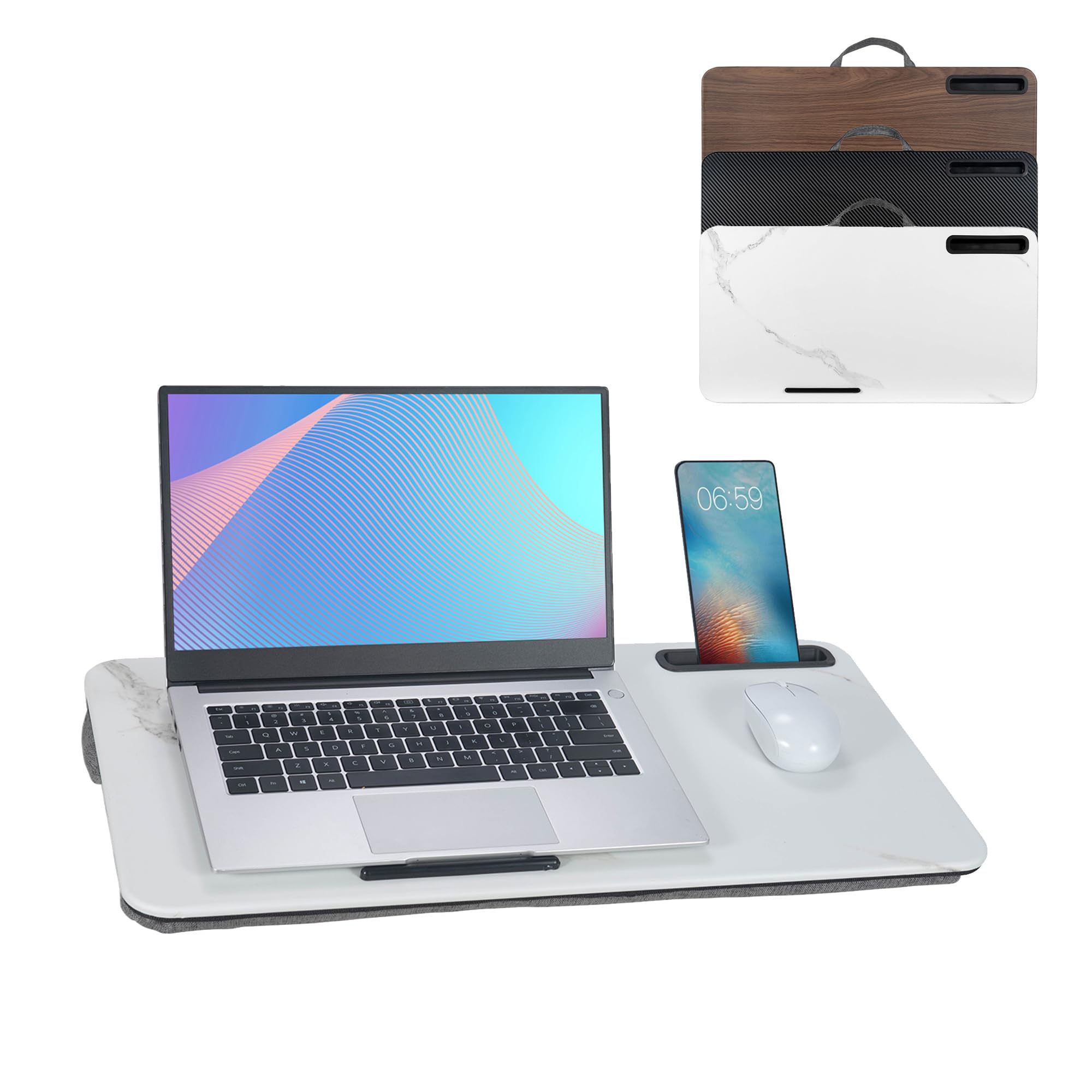 Portable Lap Desk for Laptop & Tablet - Fits Up to 16