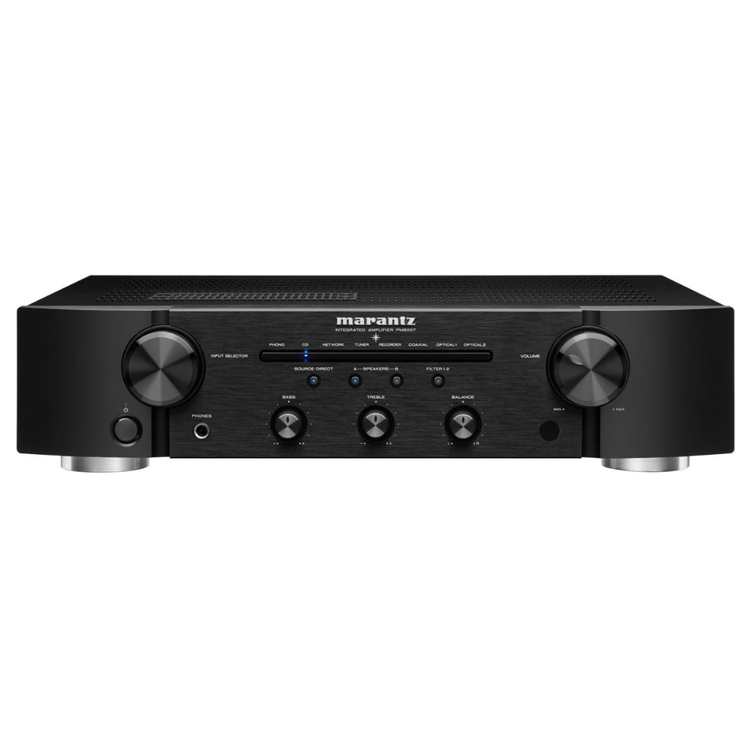 Marantz PM6007 Integrated Stereo Amplifier - Hi-Fi Audio System for Home Theater & Music Listening | Compact Design for Bookshelf & Desktop Use