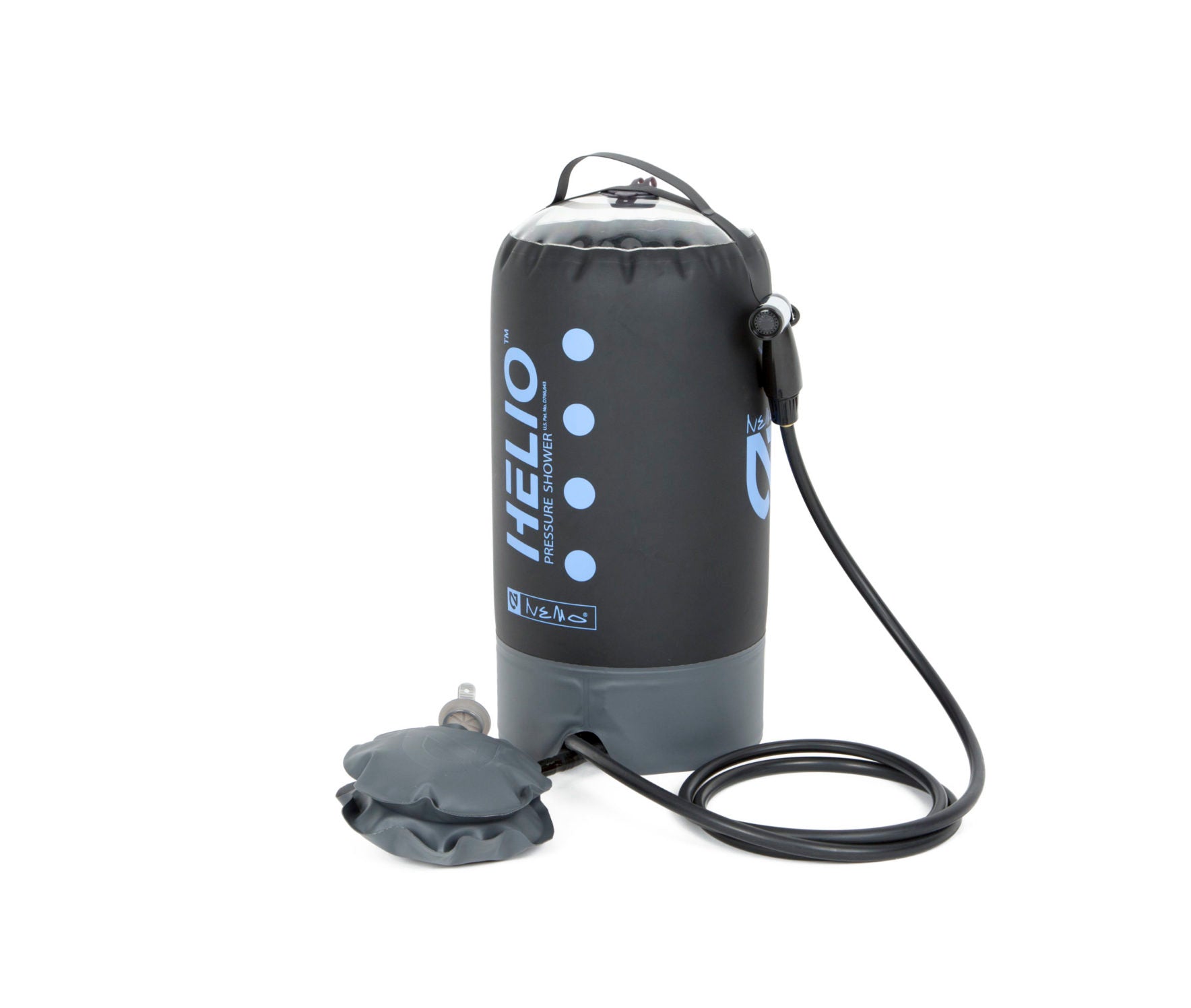 NEMO Equipment Helio Portable Pressure Shower - Lightweight Camping Shower for Outdoor Adventures, Hiking & Backpacking