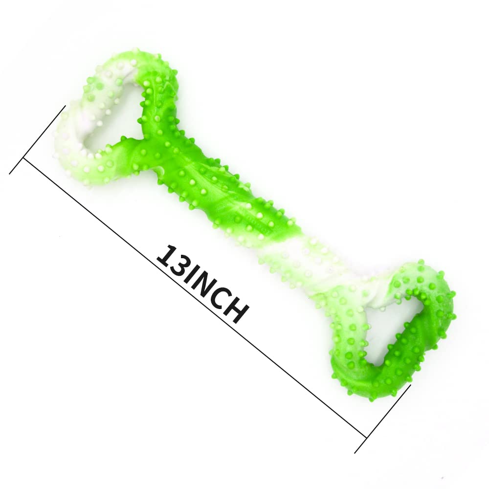 Durable Natural Rubber Dog Toys for Aggressive Chewers - Large Convex Design Tug-of-War Chew Toy for Medium & Big Dogs | Teeth Cleaning & Stress Relief | Perfect for Playtime, Training & Outdoor Activities