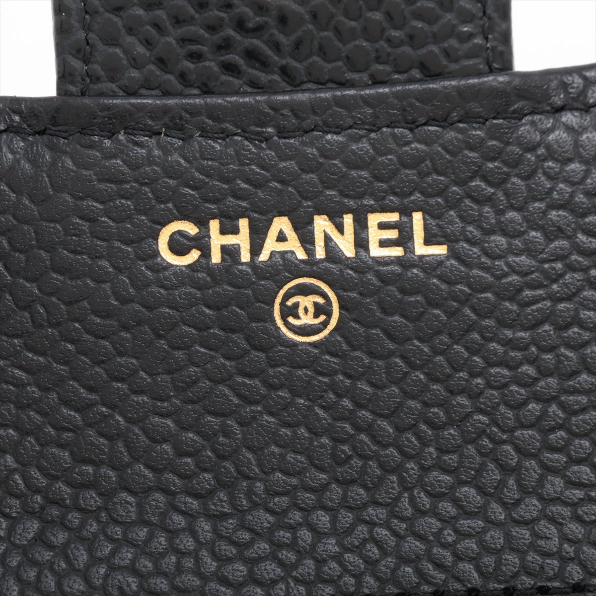 Chanel Caviar Black Compact Wallet with Microchip - Luxury Designer Wallet for Women - Perfect for Everyday Use, Travel & Special Occasions