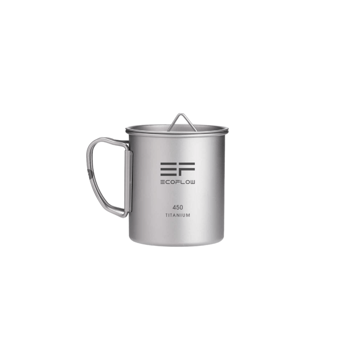 EcoFlow Titanium Camping Cup - Lightweight & Durable Outdoor Coffee Mug for Hiking, Backpacking & Travel - Perfect for Hot & Cold Beverages