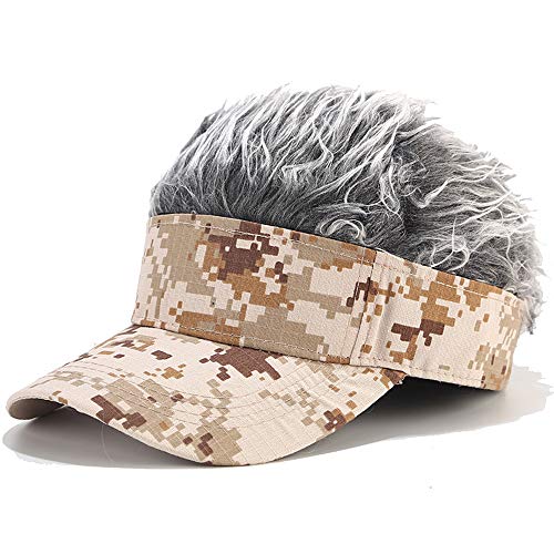 Khaki Camouflage + Grey Hair
