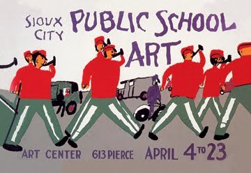 Sioux City Public School Art - Premium Fine Art Canvas Print (20x30 Inches) - Perfect for Home Decor, Office Wall Art & Gift Ideas