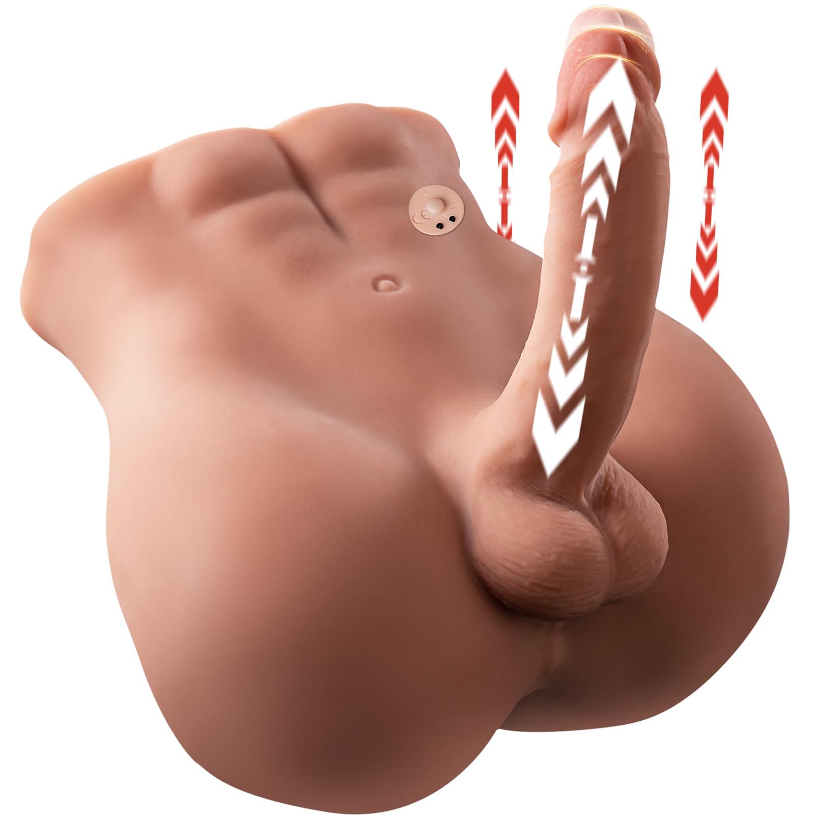 Realistic 11.5LB Male Torso Sex Doll with 7.1