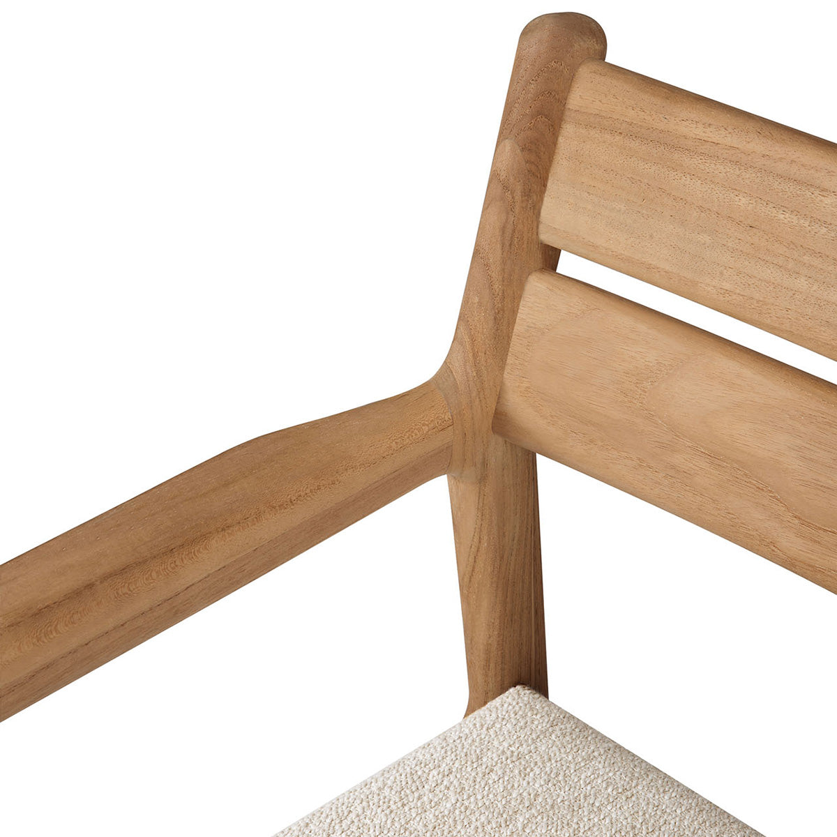 Outdoor Dining Arm Chair - Weather-Resistant Patio Chair for Garden, Deck, Poolside & Backyard - Comfortable & Durable Outdoor Seating