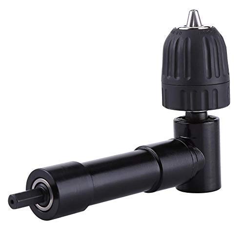 90 Degrees Right Angle Drill Adapter - Aluminum Alloy 8mm Shaft Extension Chuck for Electric Drills | Perfect for Tight Spaces, DIY Projects & Professional Use