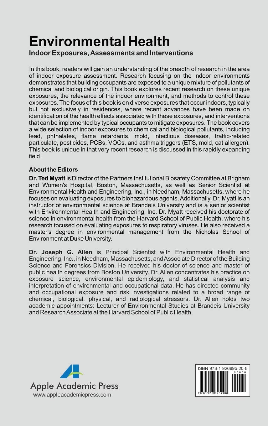 Environmental Health: Indoor Exposures, Assessments & Interventions Guide | Air Quality Solutions for Homes & Workplaces