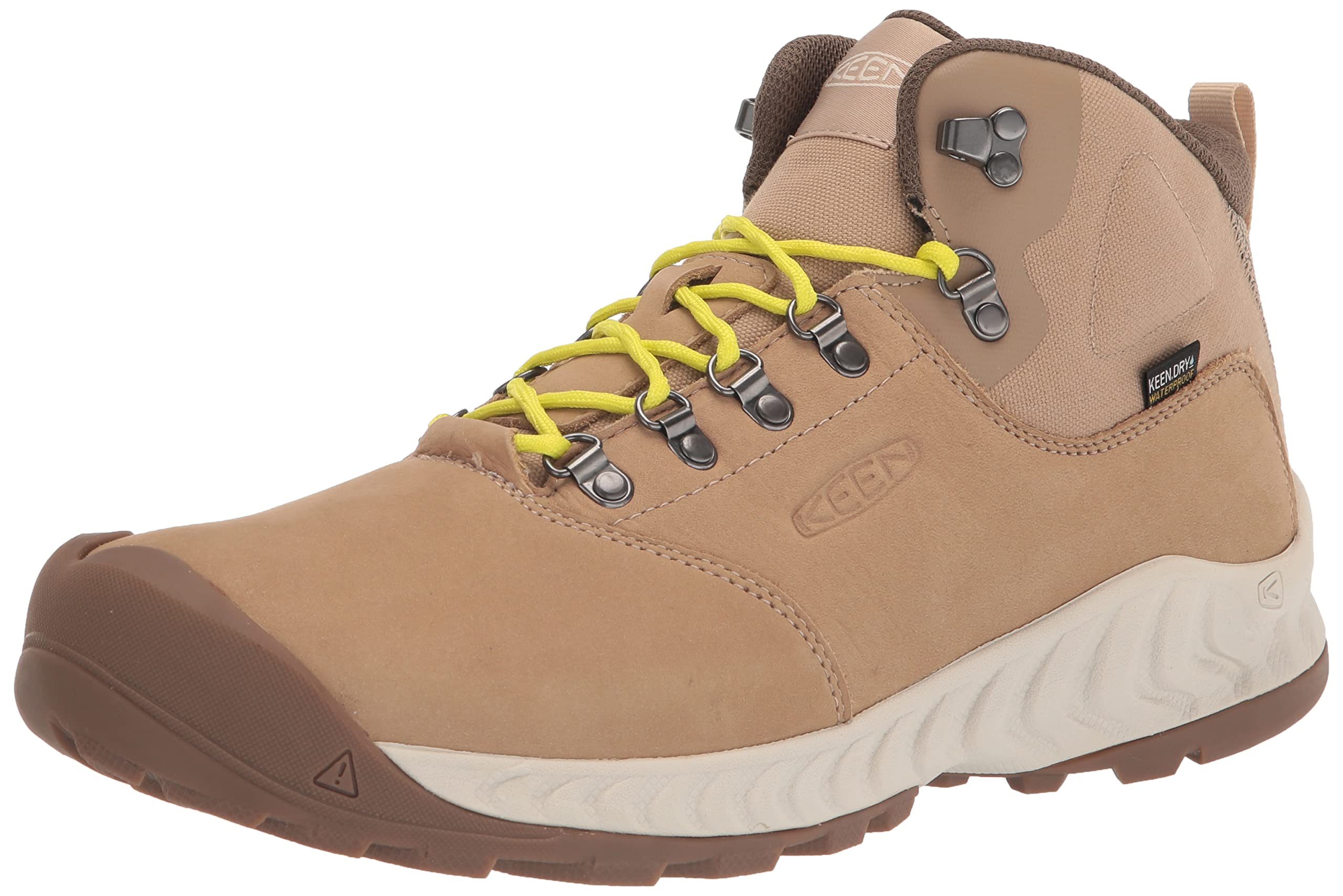 KEEN Men's Nxis Explore Mid Height Waterproof Hiking Boots - Lightweight & Fast Packing for Outdoor Adventures, Trail Running & Camping