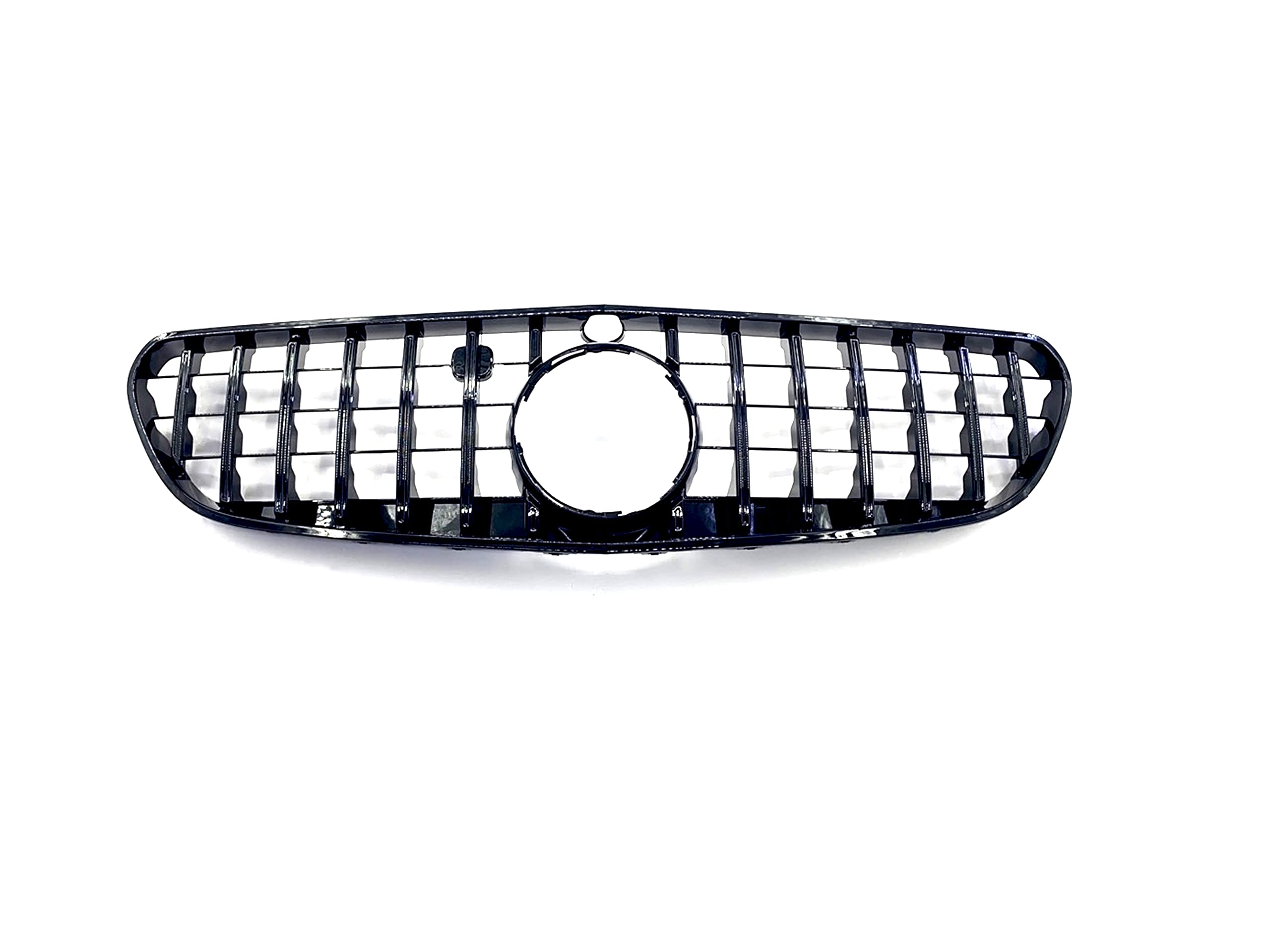 Mercedes-Benz S-Class Coupe W217 C217 GT R Style Front Grille Grill - Black ABS Replacement for 2018-2021 Models | Aggressive Sporty Look | Perfect for Car Upgrades & Customization