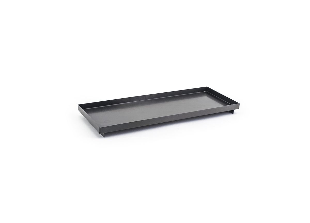 Premium Brushed Stainless Steel Serving Tray Set - 12.25 x 4.75 Inches (6 Pack) - Elegant Appetizer Platter for Parties, Restaurants & Home Entertaining