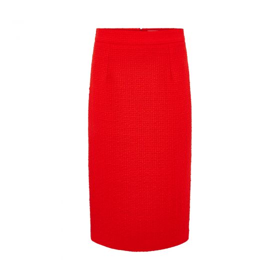 Sloane Summer Tweed Pencil Skirt for Women - High Waist Slim Fit Office Work Skirt - Perfect for Business, Cocktail Parties & Formal Events