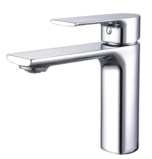 TIMELYSS Single Hole Bathroom Vanity Faucet - Modern Matte Black Waterfall Bathroom Sink Faucet with Lever Handle for Bathroom, Powder Room & Guest Bath Installation
