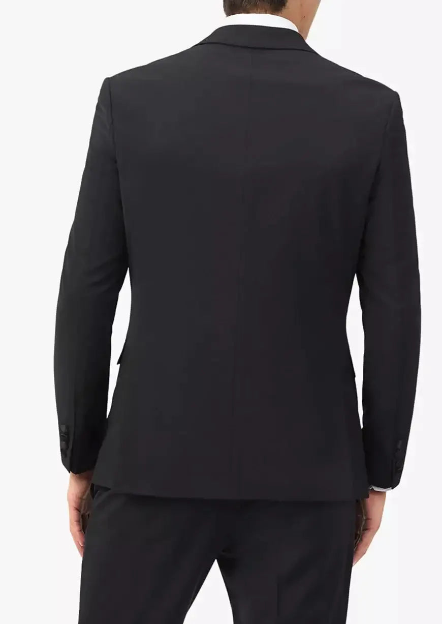 Ted Baker Men's Black Slim Fit Tuxedo Dinner Jacket | Formal Suit Blazer for Weddings, Prom & Evening Events