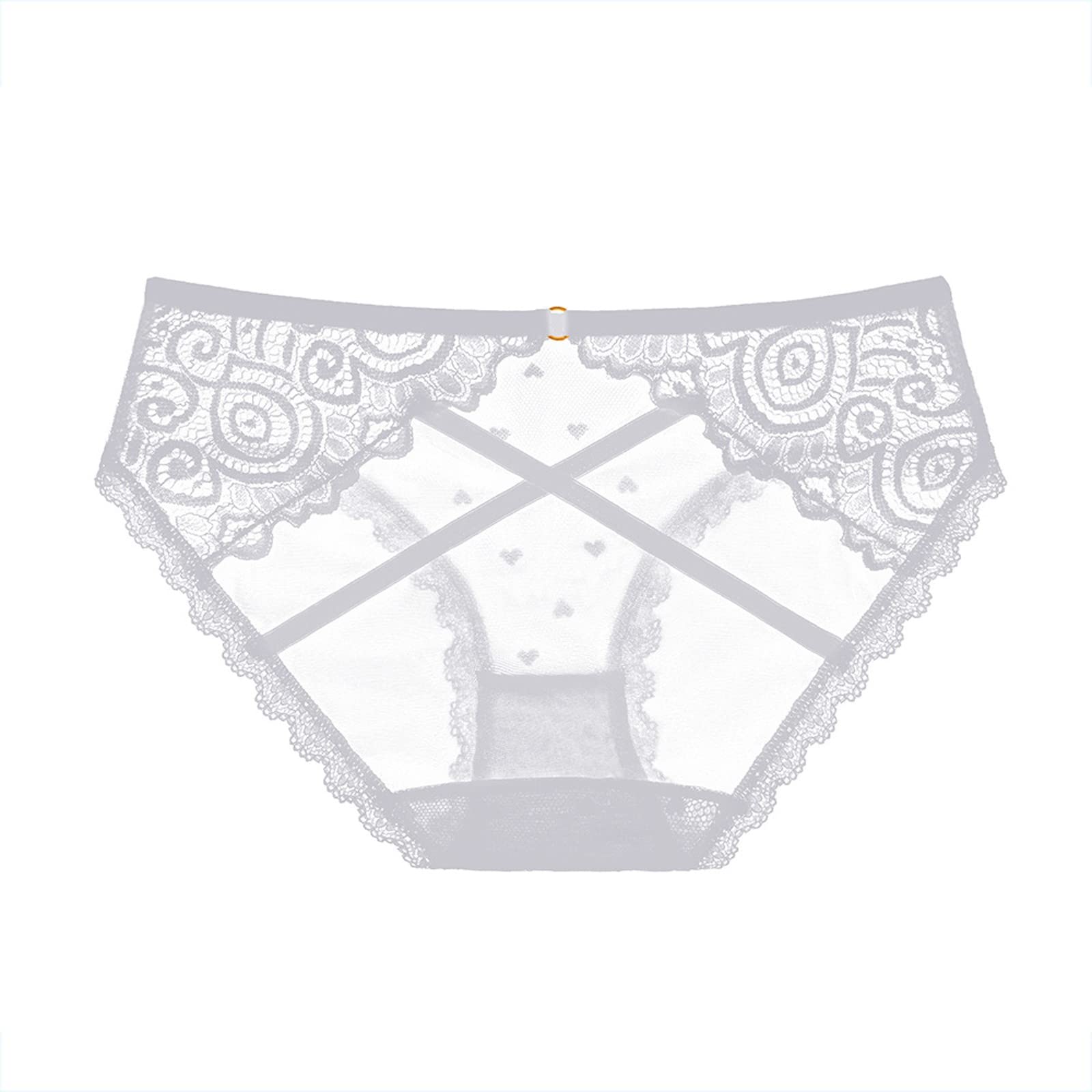 Sexy Women's Panties - Mesh & Silk Comfort Underwear with Lace Trim - Thong & Brief Variety Pack for Everyday Wear & Special Occasions