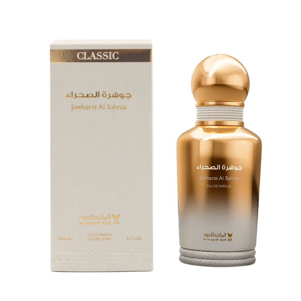 Jawharat Al Sahraa Eau de Parfum - 100ml Luxury Arabian Perfume for Women, Long-Lasting Floral & Woody Scent - Perfect for Evening Events, Date Nights & Special Occasions