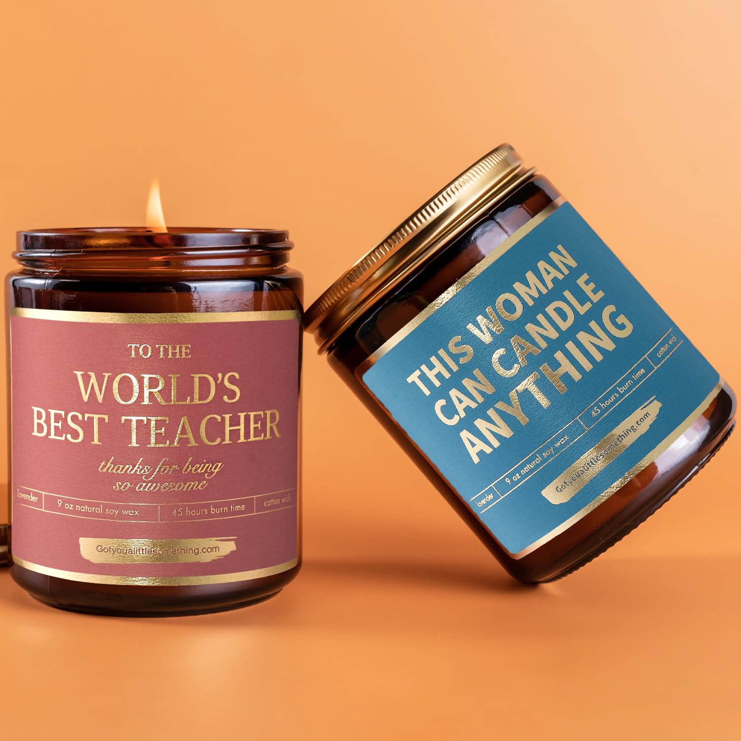 World's Best Teacher Candle - Thoughtful Gift for Women Educators, Perfect for Mother's Day, Christmas & Birthdays | Thank You & Appreciation Present from Students - Empowering Scented Candle for Classroom, Office & Home Relaxation