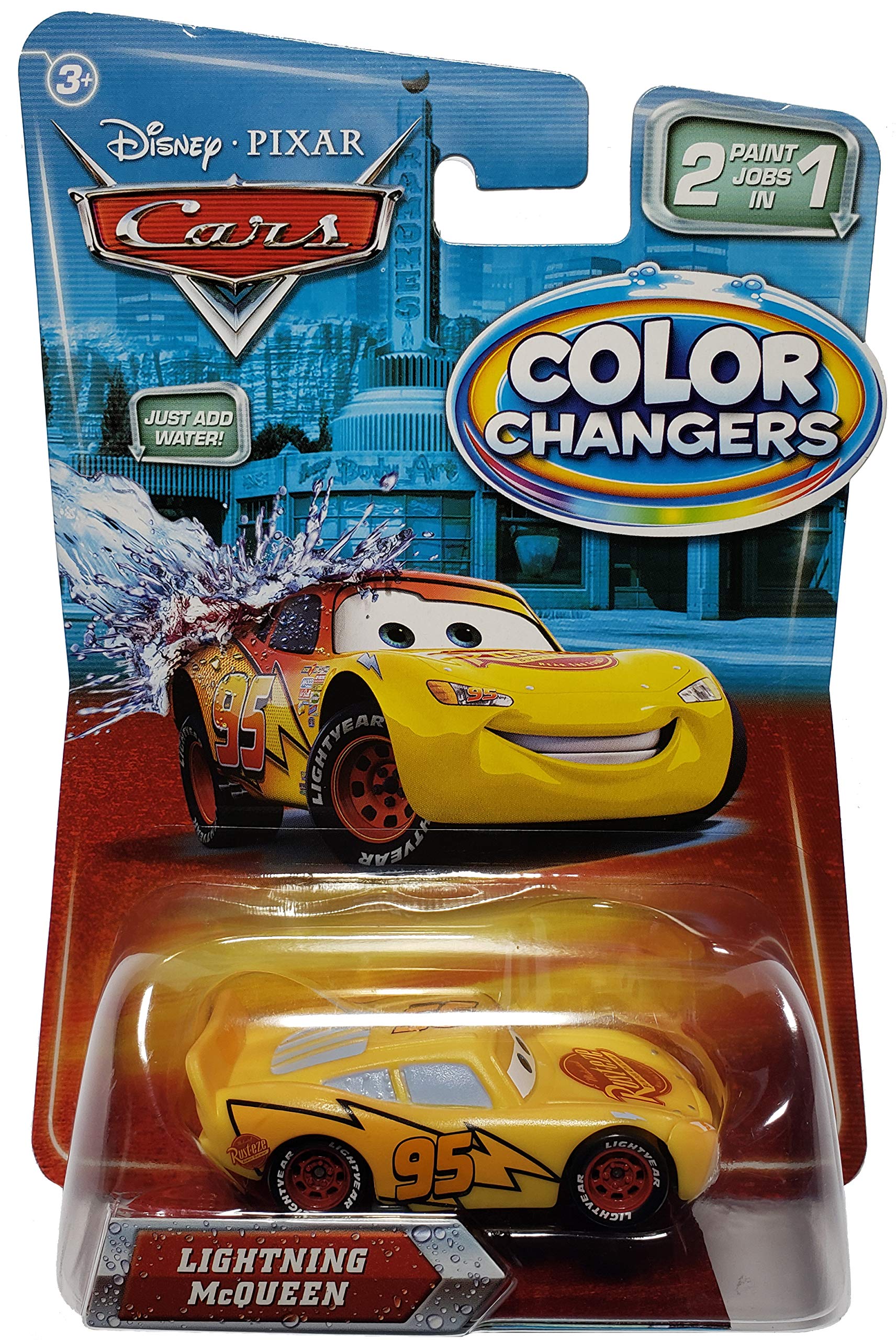 Disney Pixar CARS Movie Lightning McQueen 155 Die Cast Cars - Color Changing Toy for Kids, Collectible Vehicle for Play & Display - Perfect for Birthday Gifts & Movie Fans