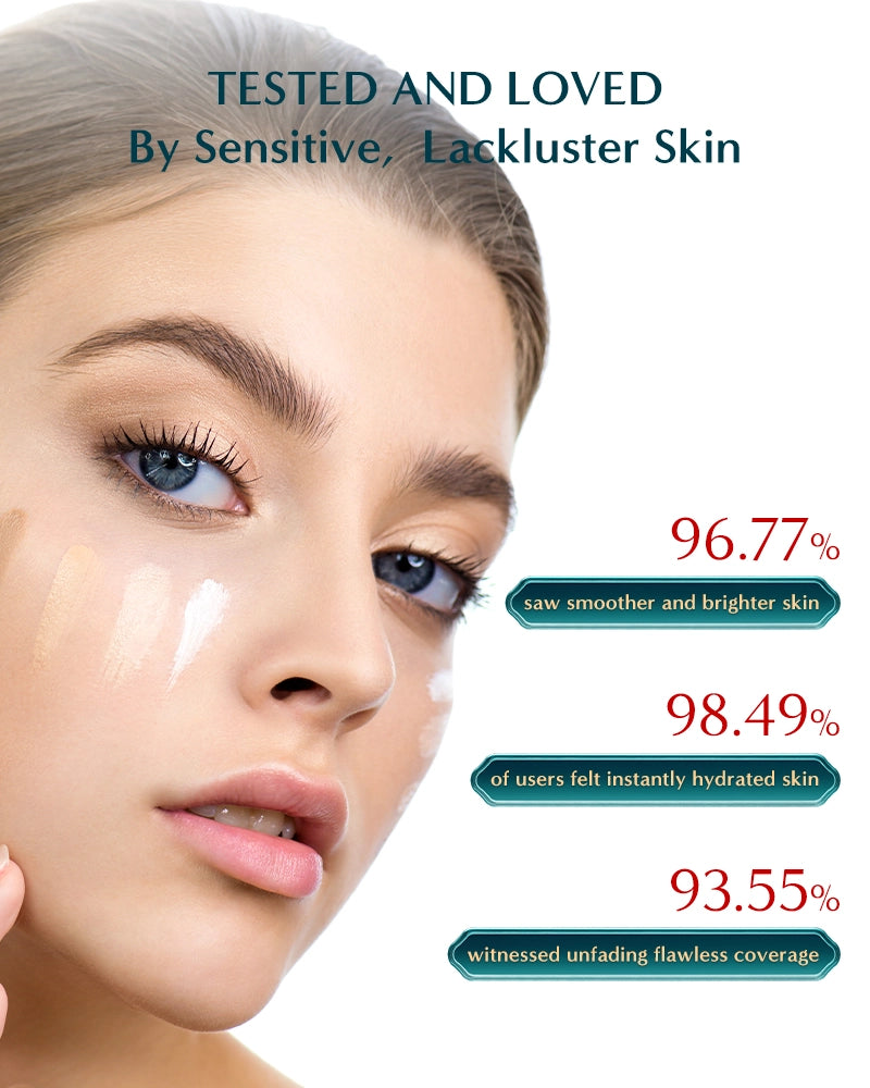 Serum Touch Perfecting Longwear Foundation - Lightweight, Full Coverage, 24H Wear - Perfect for Everyday Makeup & Special Occasions