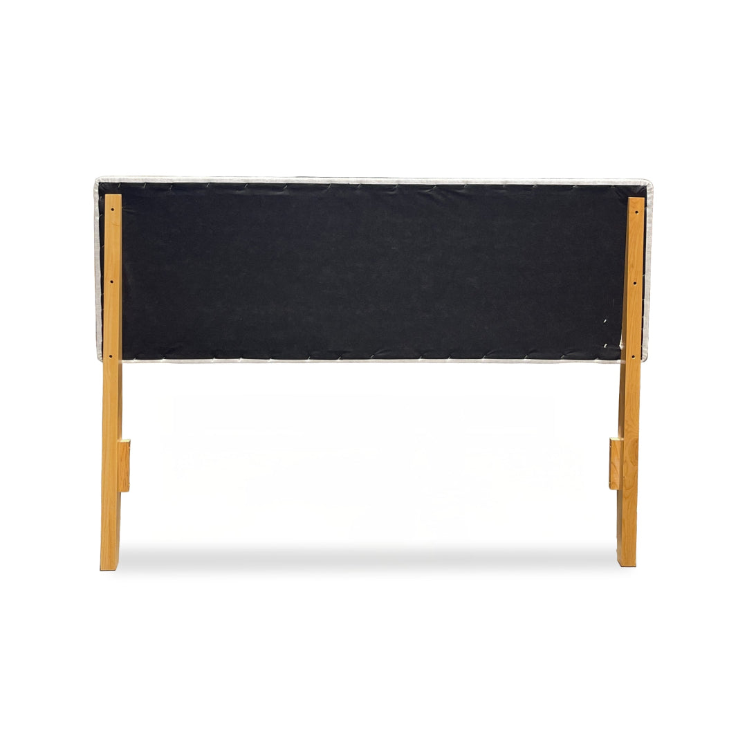 2 West Upholstered Queen Headboard in White - Modern Bedroom Furniture for Master Bedroom & Guest Room Decor