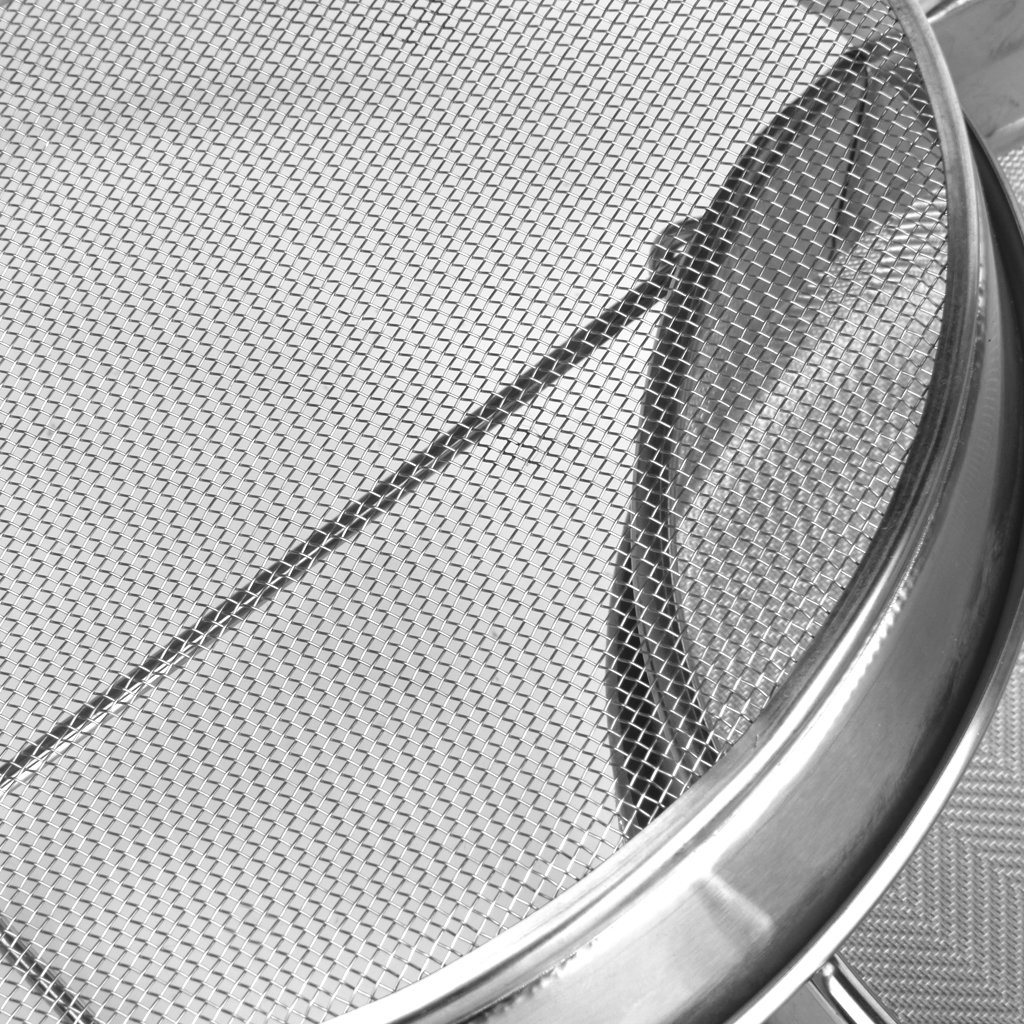 Premium Beekeeping Double Honey Strainer Filter Set - Stainless Steel Apiary Equipment for Harvesting & Processing Raw Honey - Perfect for Home Beekeepers & Commercial Honey Farms
