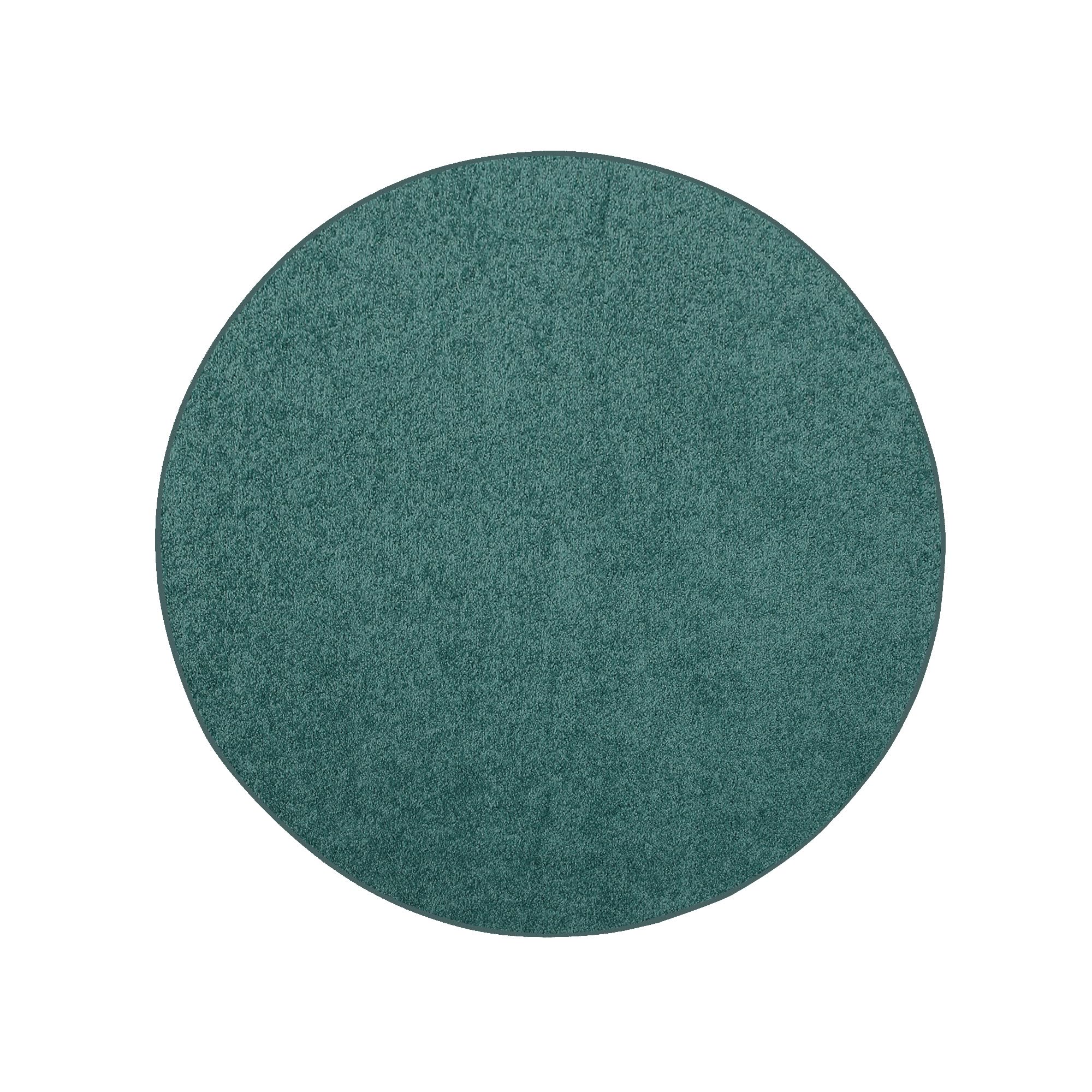 Premium Teal Galaxy Way Kids' Favorite Area Rug - 7' Round Indoor Carpet, Stain & Fade Resistant, Soft & Durable - Perfect for Living Room, Bedroom, Nursery, Playroom & Wedding Decor - Pet & Child Friendly USA-Made Rug for Cozy Home Spaces