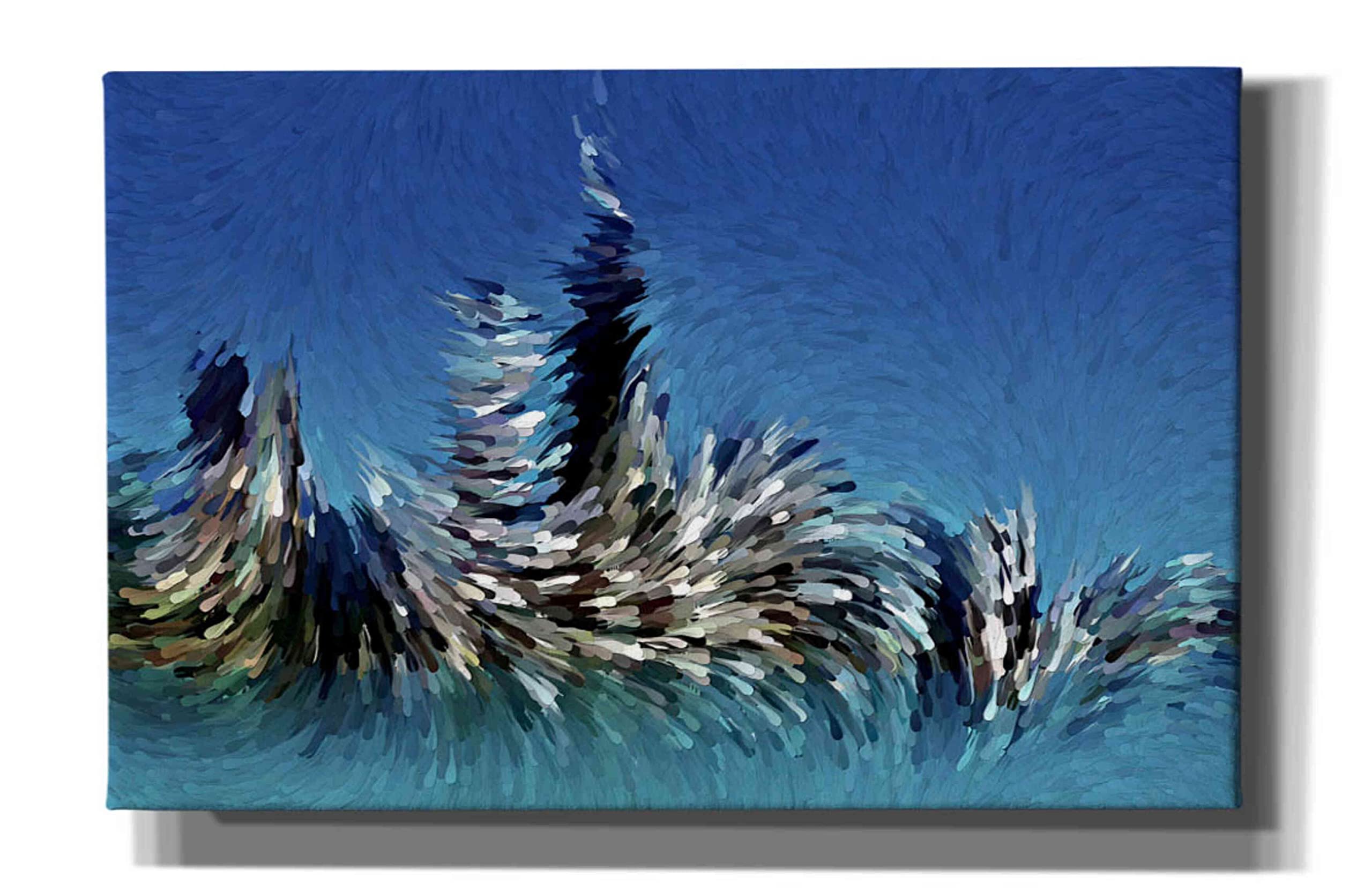 Epic Graffiti 'Windy City' by David Manlove - Premium Giclee Canvas Wall Art Print 40x26 Inches - Modern Urban Home Decor for Living Room, Bedroom & Office