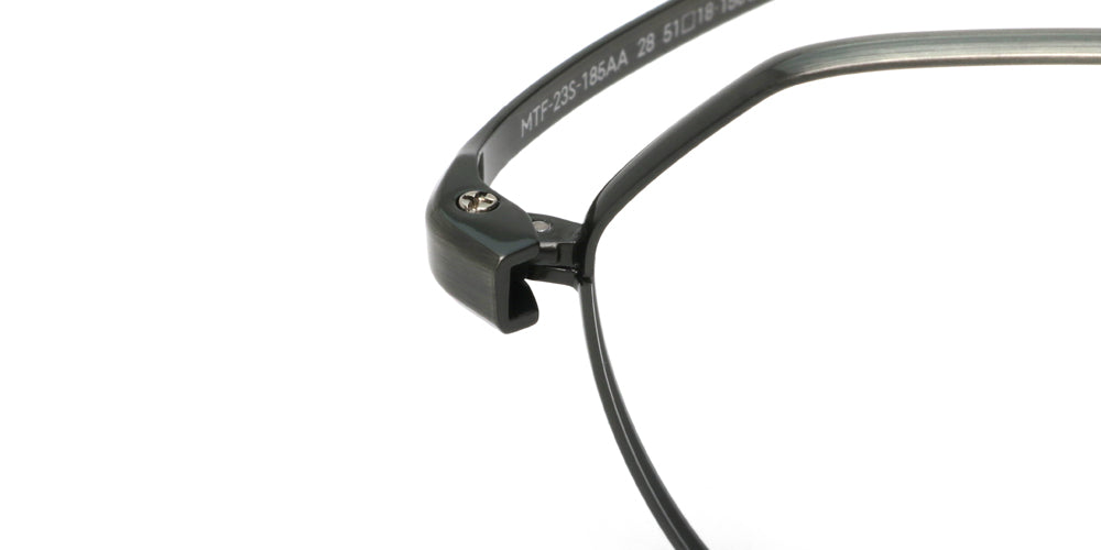 JINS SABAE IPPITSU Geometric Metal Eyeglass Frame - 28mm Lightweight & Stylish for Men & Women | Perfect for Work, Reading & Fashion Accessories