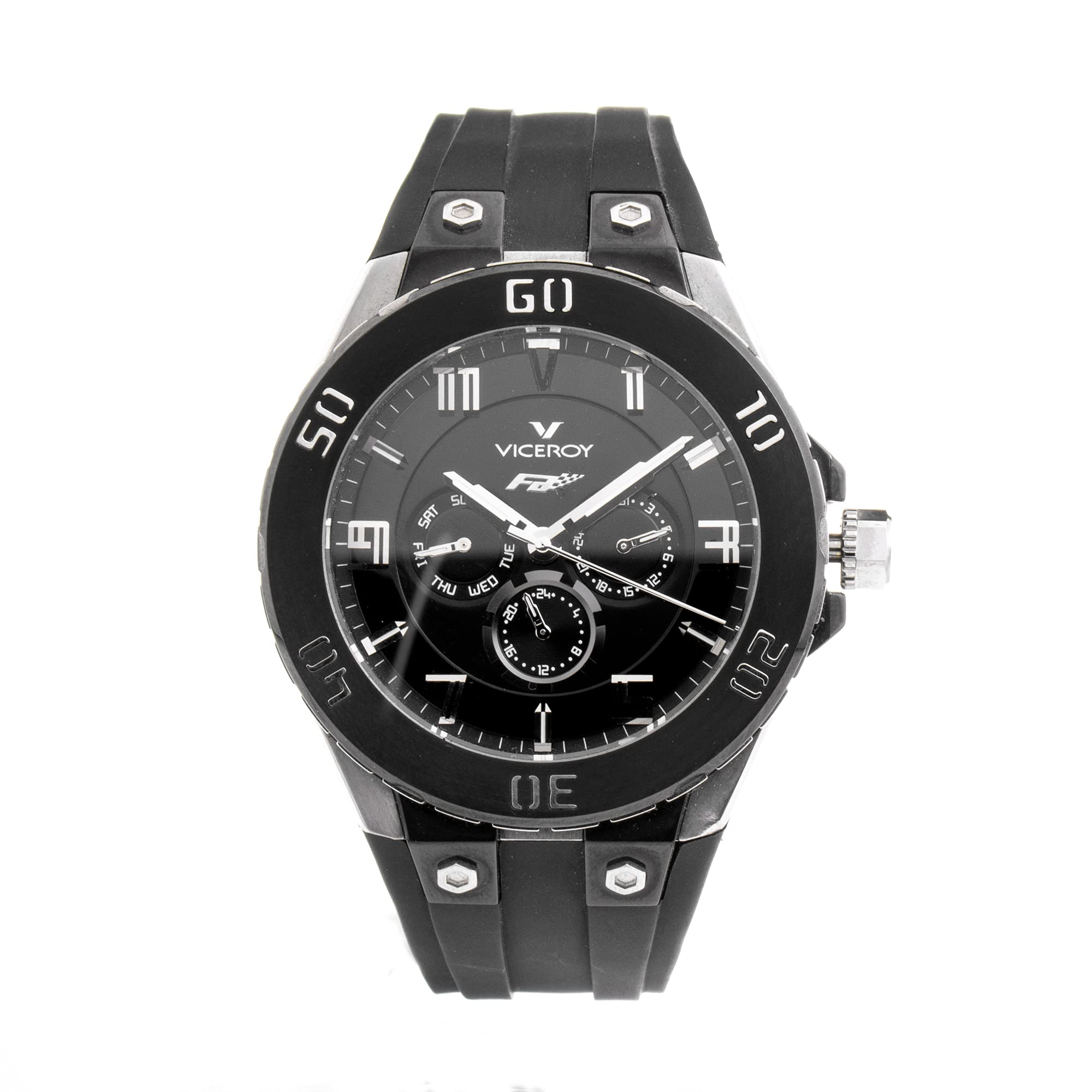 Viceroy 47675-55 Men's Luxury Stainless Steel Watch - Waterproof Chronograph for Business, Casual & Formal Wear